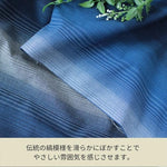 画像をギャラリービューアに読み込む, 【藍染生地 中薄地】Indigo textile Gradation
