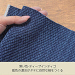 Load image into Gallery viewer, 【Futae Sashiko】Indigo textile double-sashiko wash
