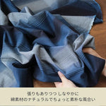 画像をギャラリービューアに読み込む, 【藍染生地 中薄地】Indigo textile Gradation
